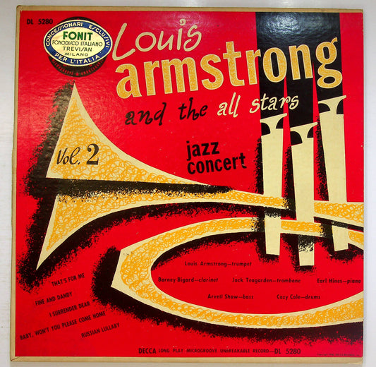 EBOND Louis Armstrong And The All-Stars - Jazz Concert Vol. 2 Vinile V076011