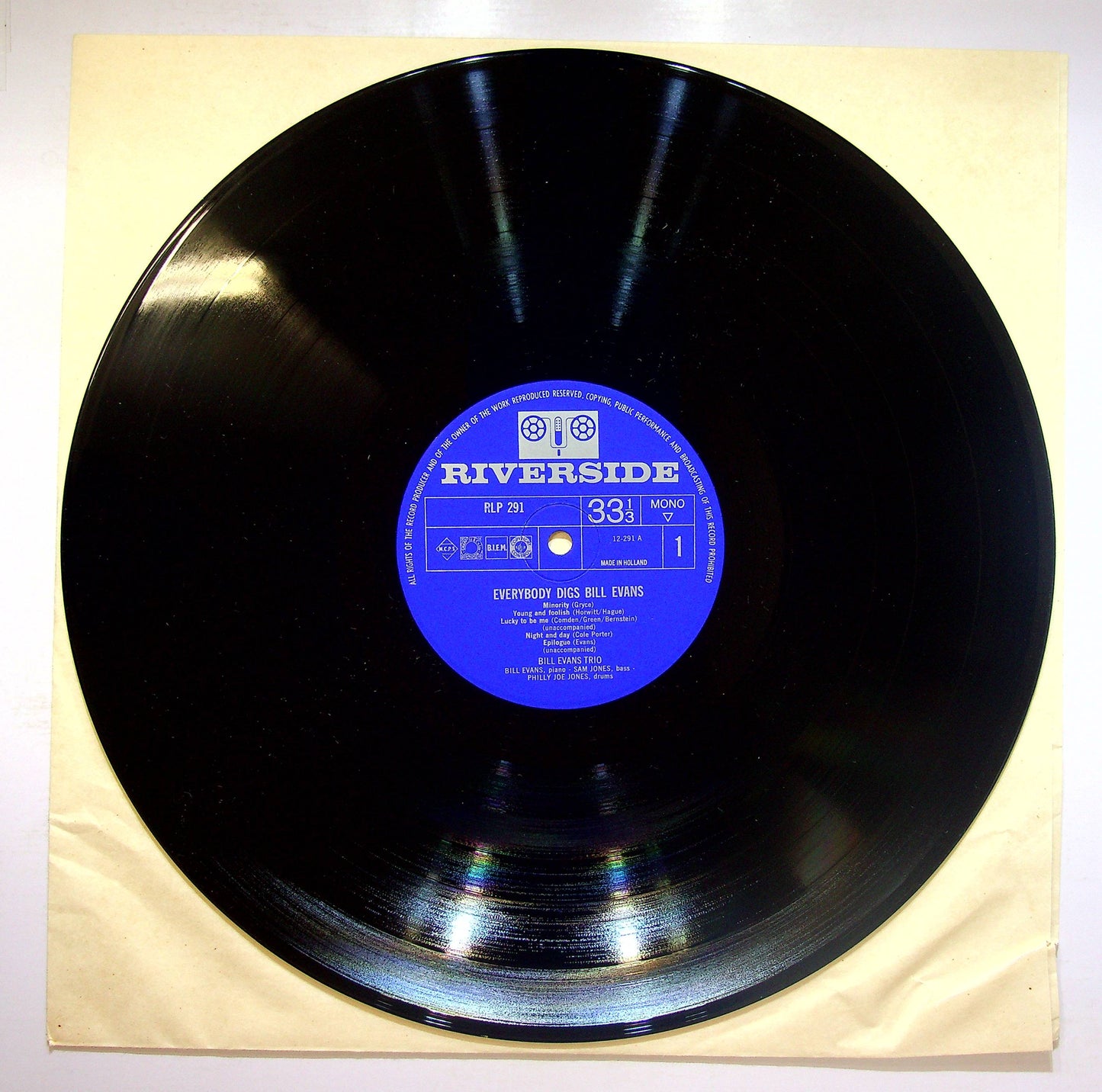 EBOND Bill Evans Trio - Everybody Digs Bill Evans (Holland) Vinile V076107