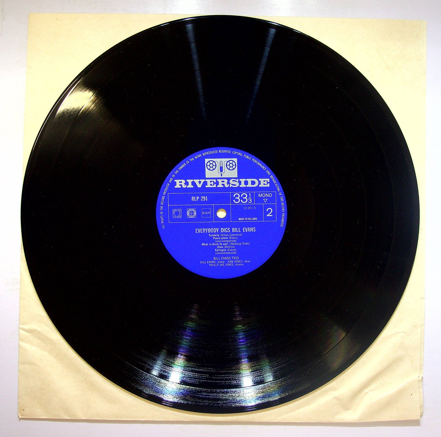 EBOND Bill Evans Trio - Everybody Digs Bill Evans (Holland) Vinile V076107