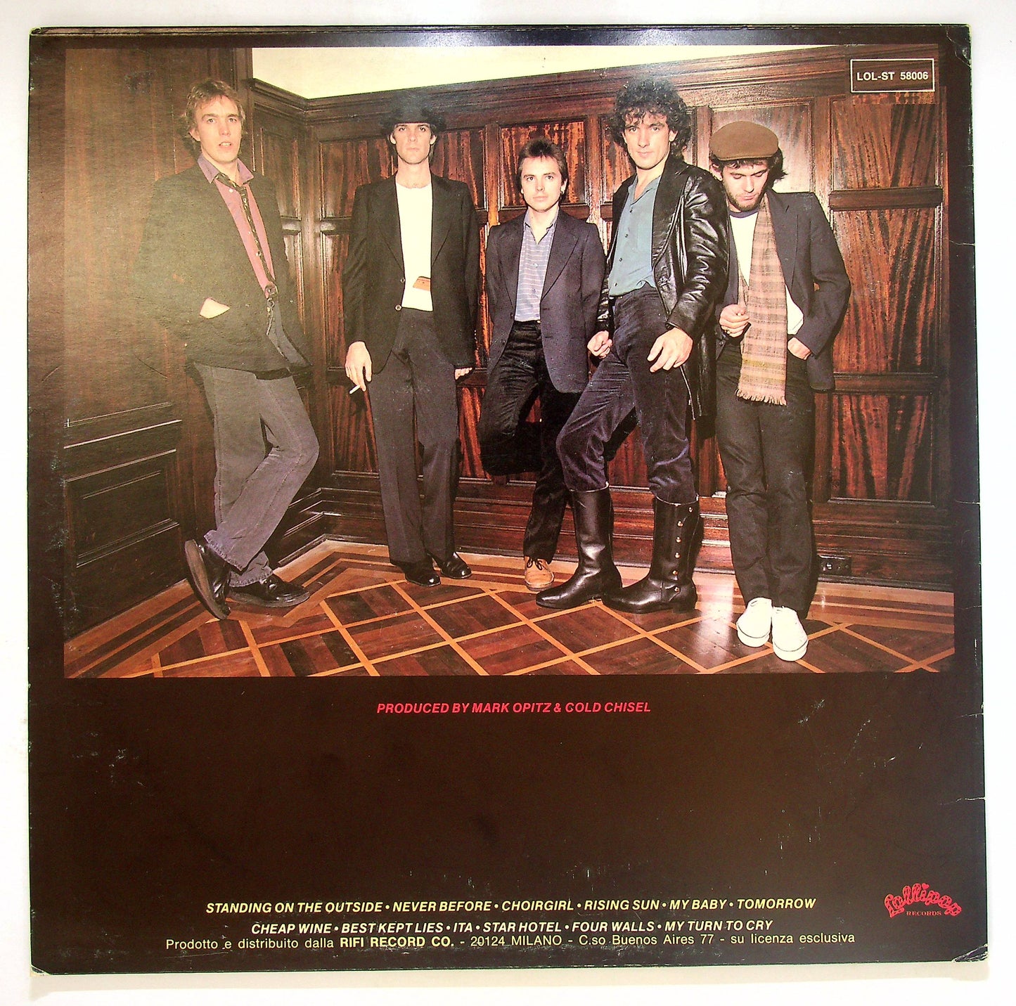 EBOND Cold Chisel - East Vinile V077017