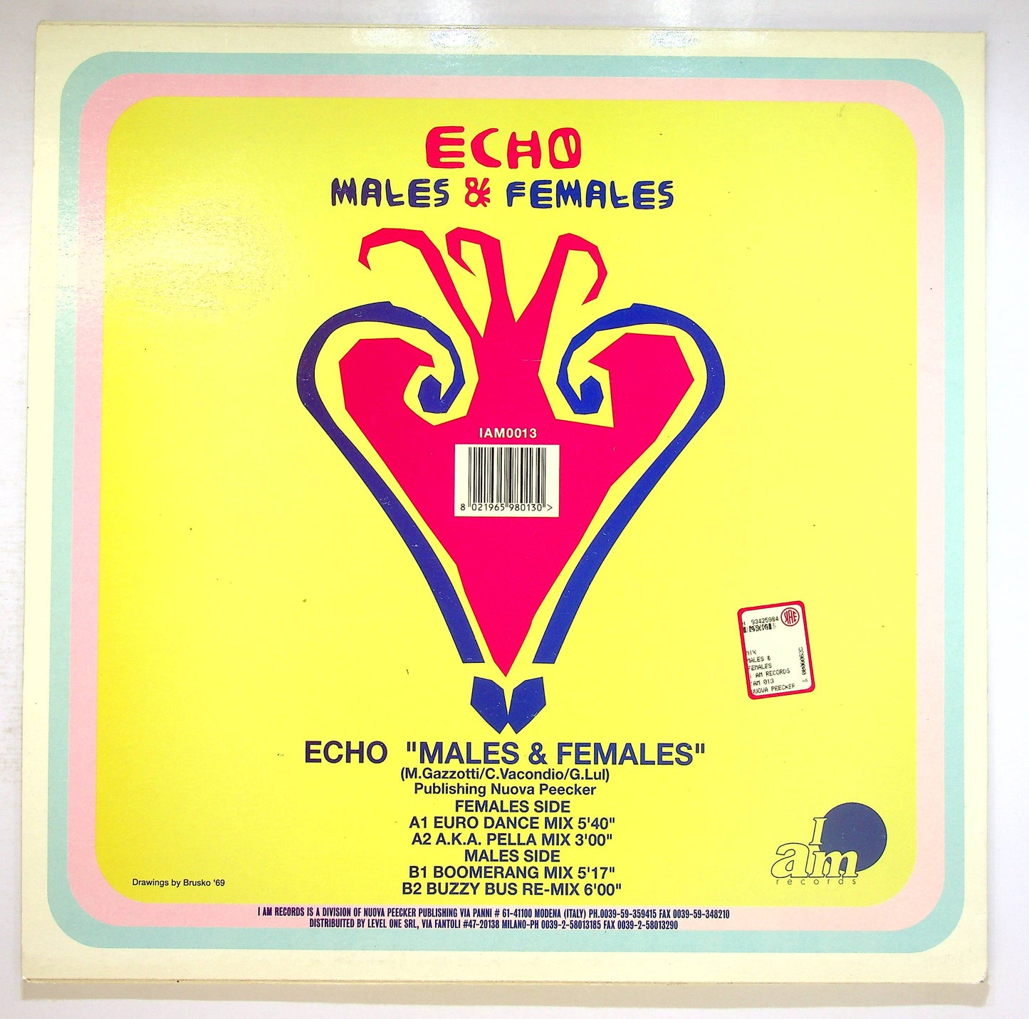 EBOND Echo (15) - Males & Females Vinile V077024