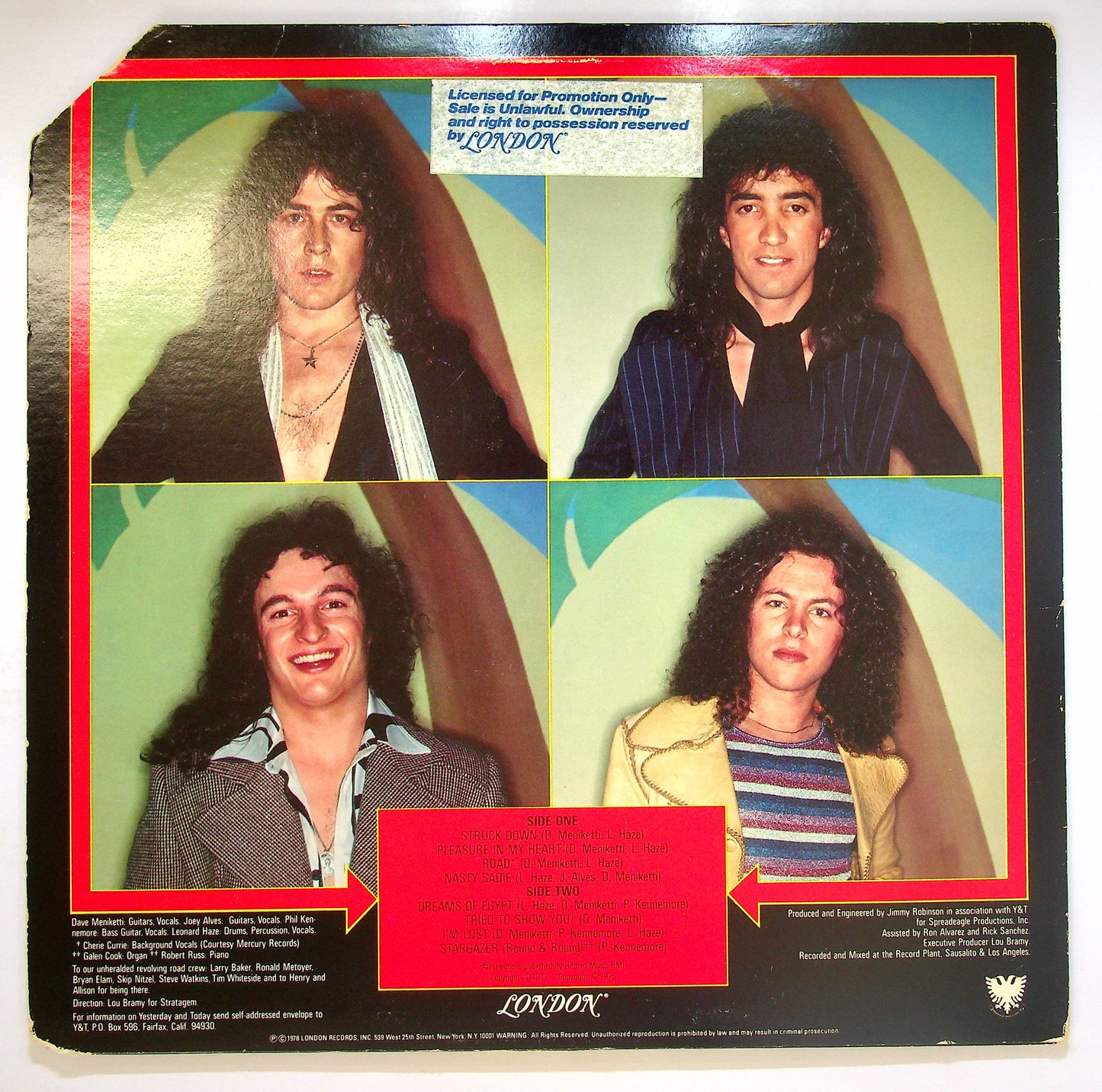 EBOND Yesterday And Today - Struck Down Vinile V077122