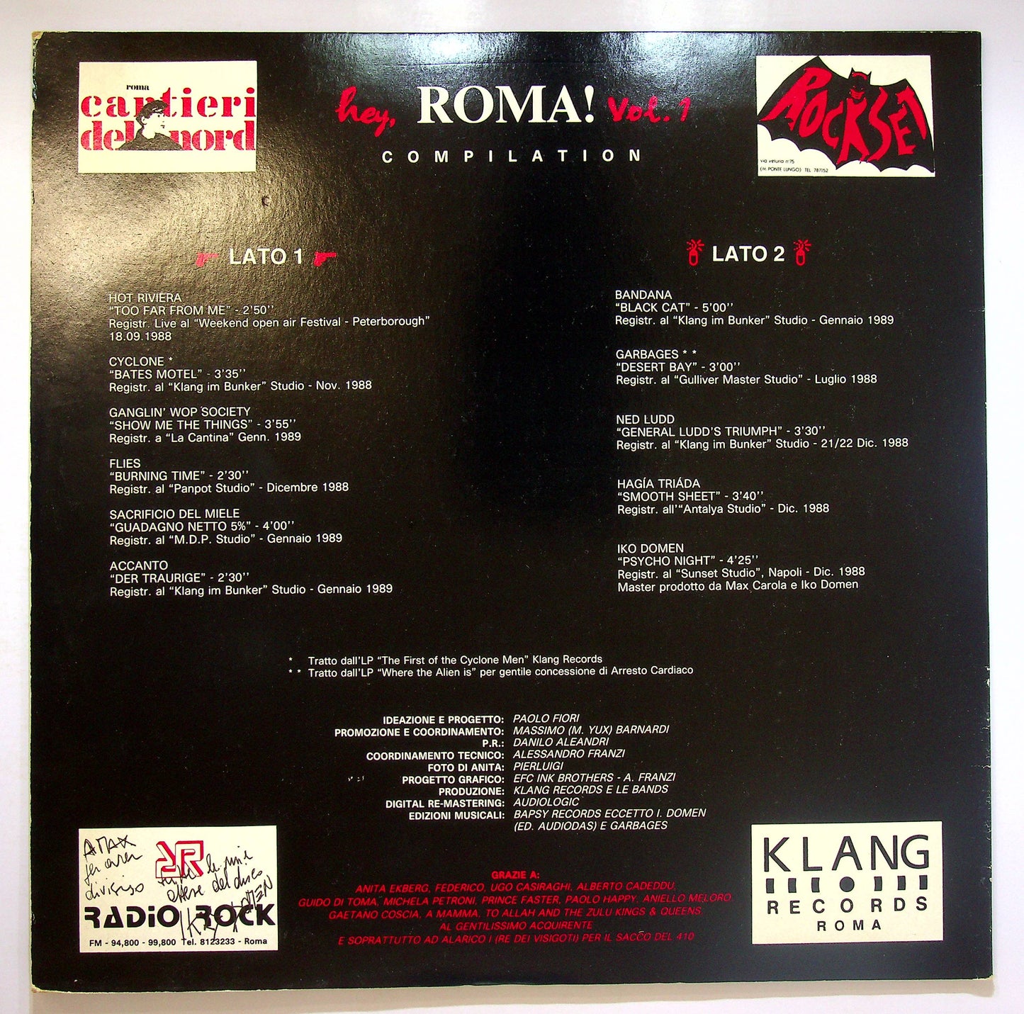 EBOND Various - Hey, Roma ! Compilation Vol. 1 Vinile V077134
