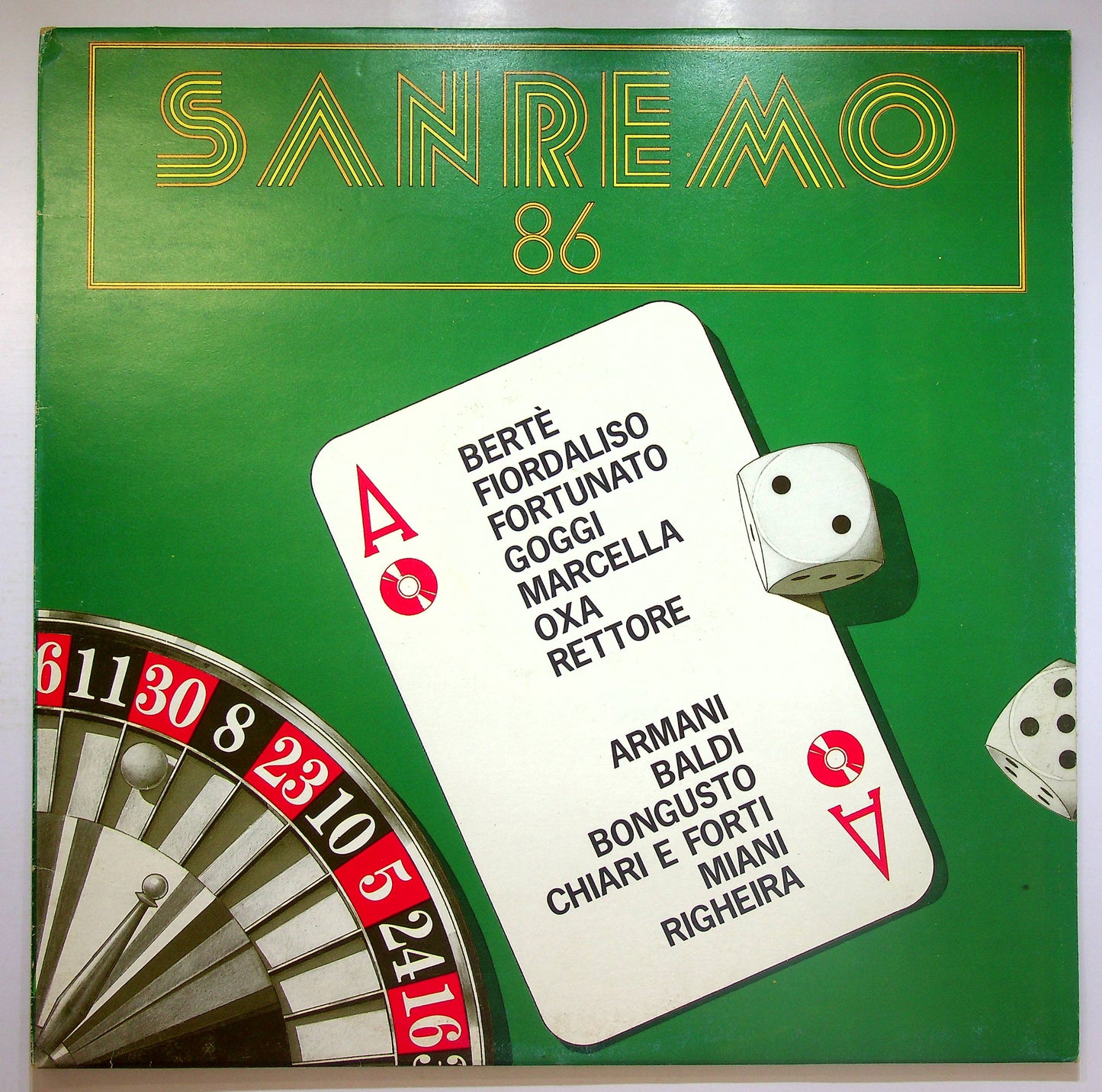 EBOND Various - Sanremo 86 Vinile V077137