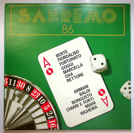 EBOND Various - Sanremo 86 Vinile V077137