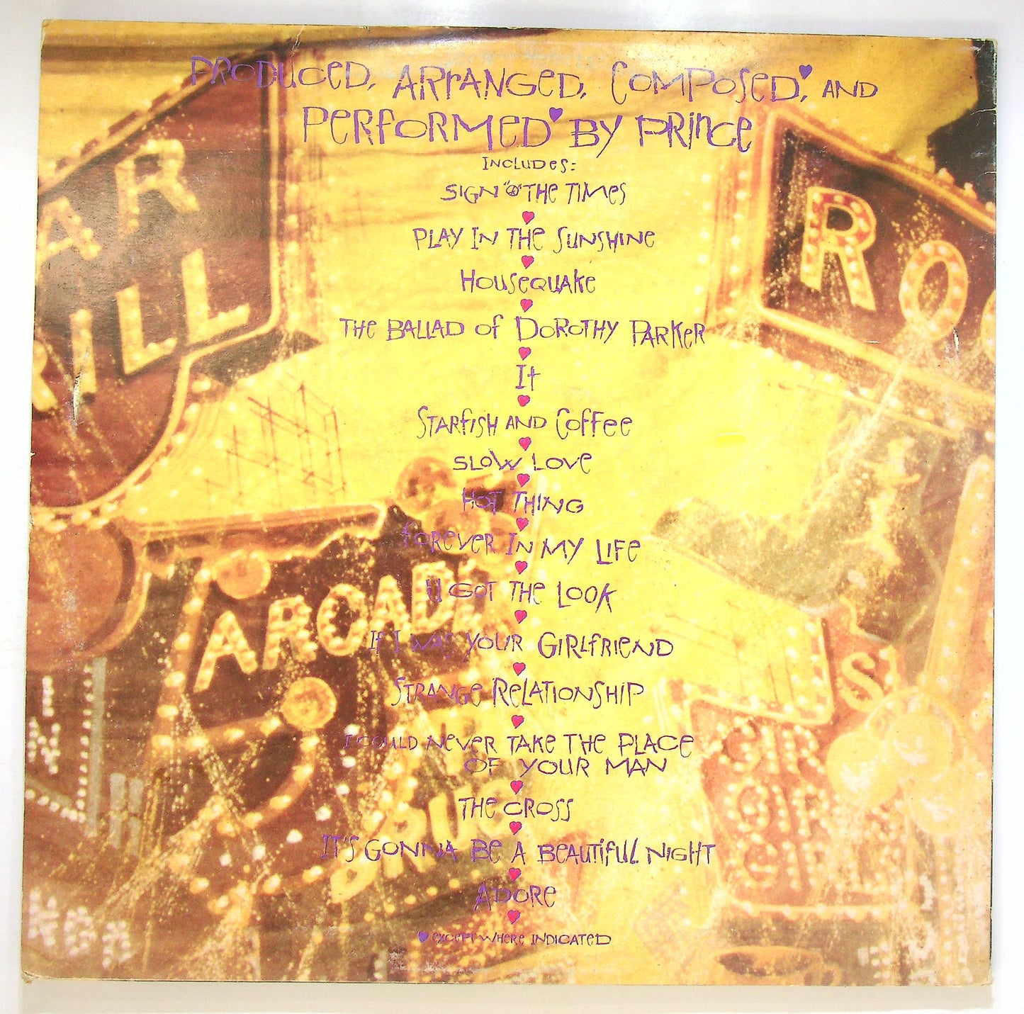 EBOND Prince - Sign ''O'' The Times Vinile V078002