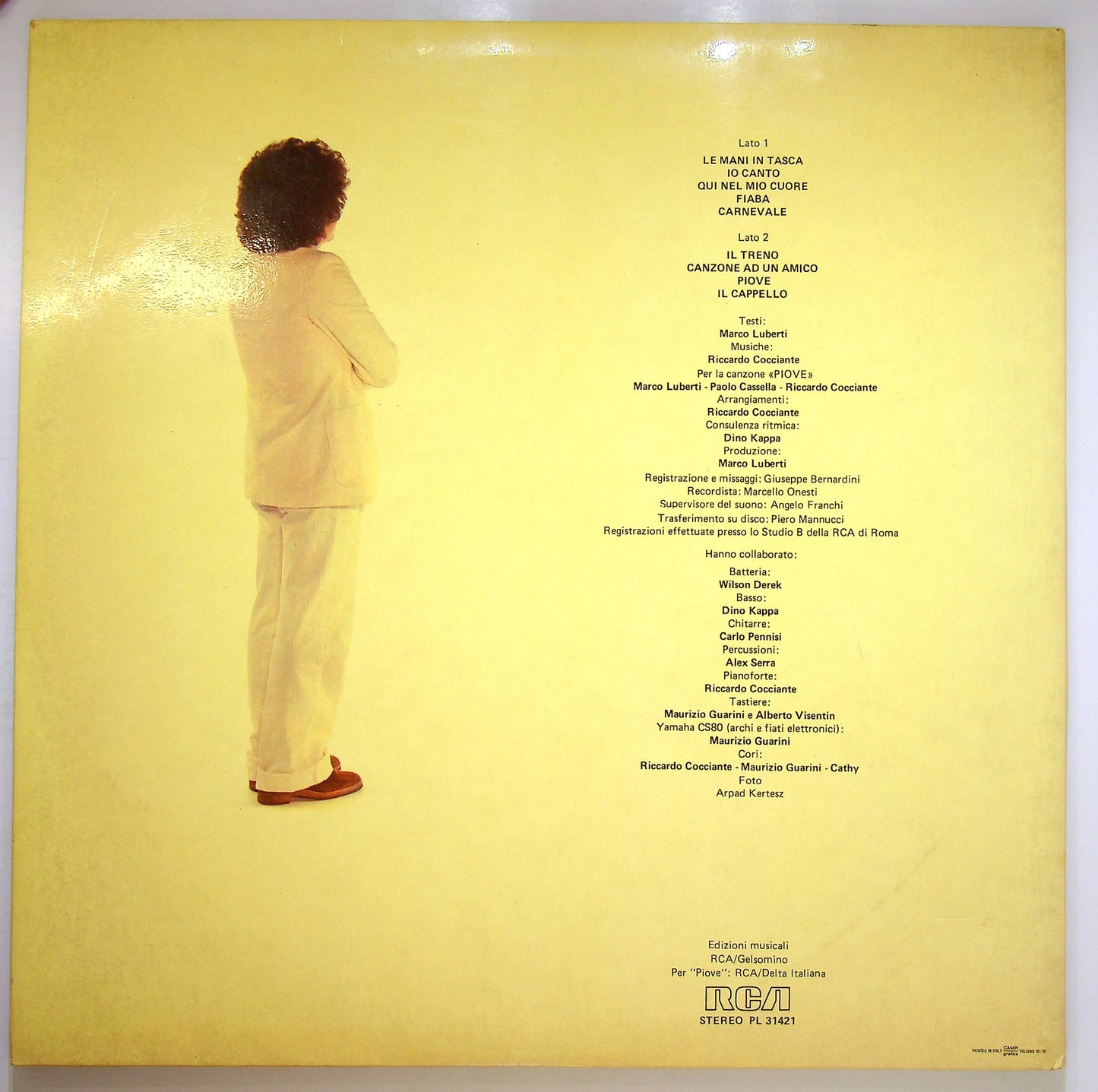 EBOND Riccardo Cocciante - ...E Io Canto Vinile V078025