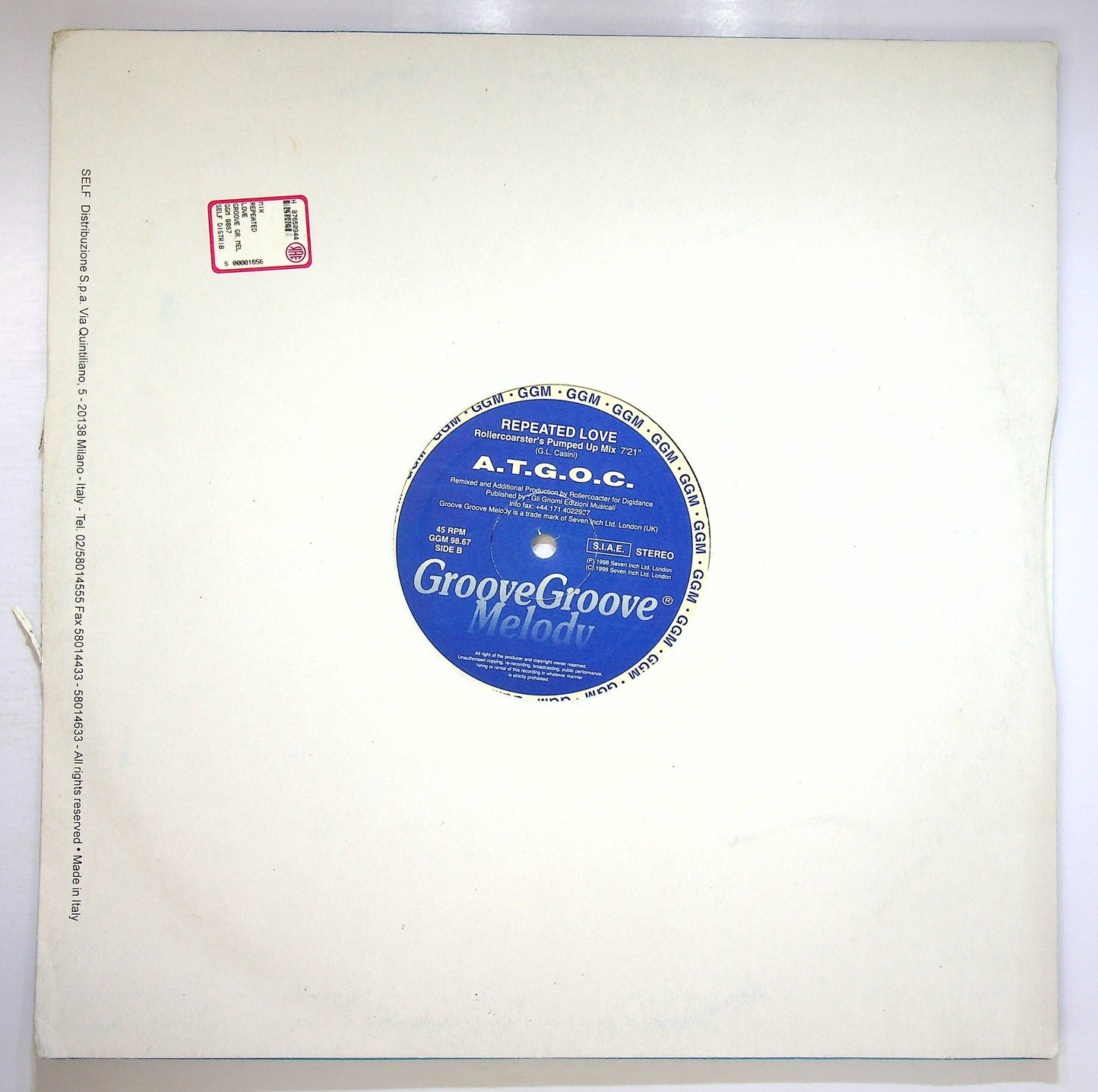 EBOND A.T.G.O.C. - Repeated Love Vinile V078049