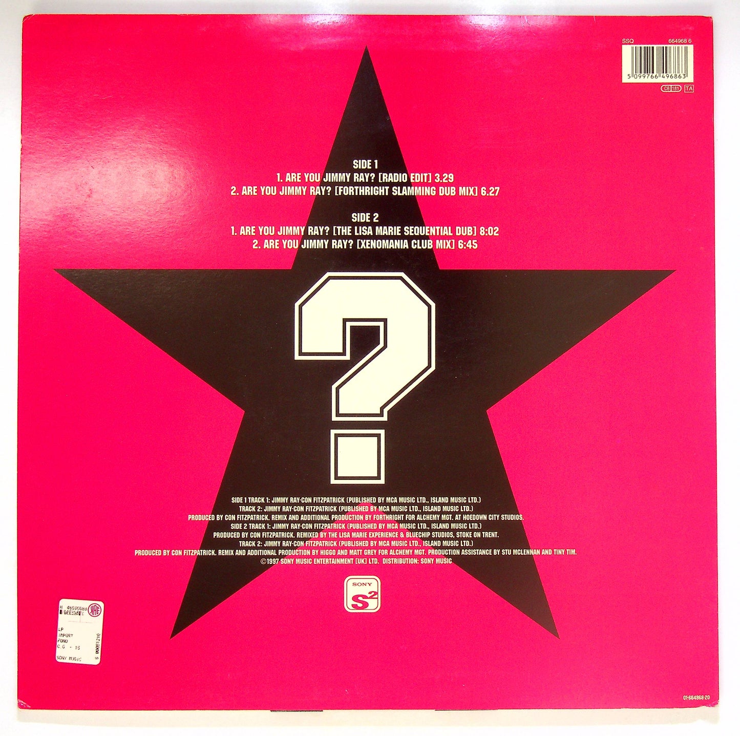 EBOND Jimmy Ray - Are You Jimmy Ray? Vinile V078053