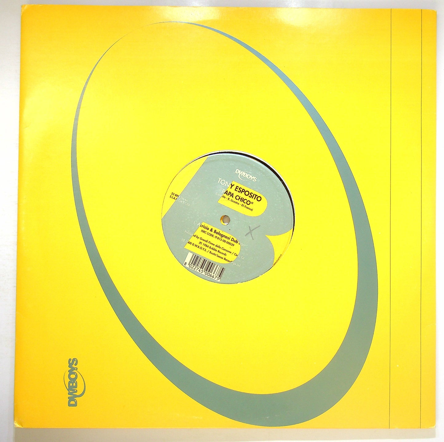 EBOND Tony Esposito - Papa Chico Vinile V078057