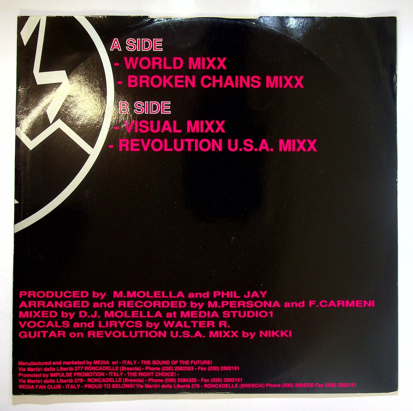 EBOND DJ Molella - Free Vinile V078059