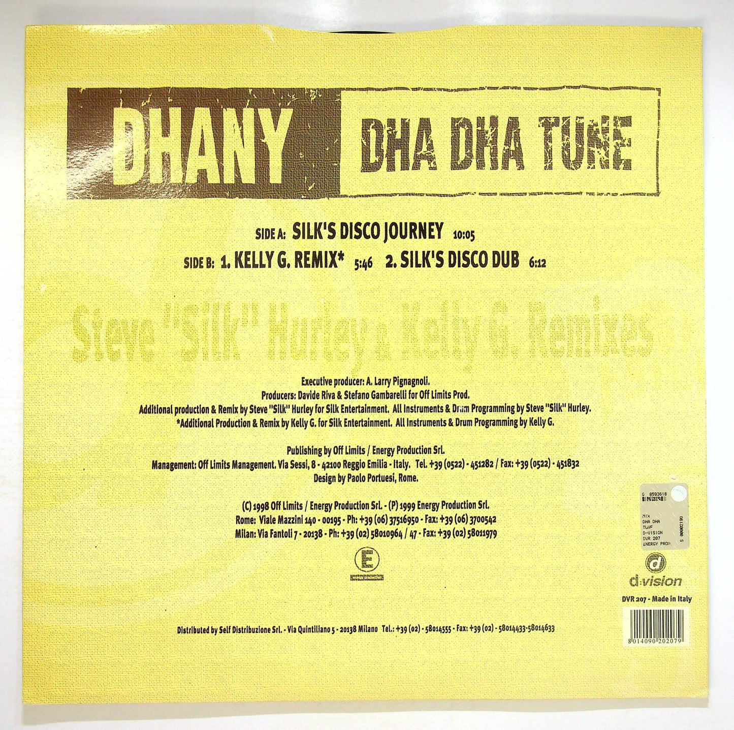 EBOND Dhany - Dha Dha Tune Vinile V078062