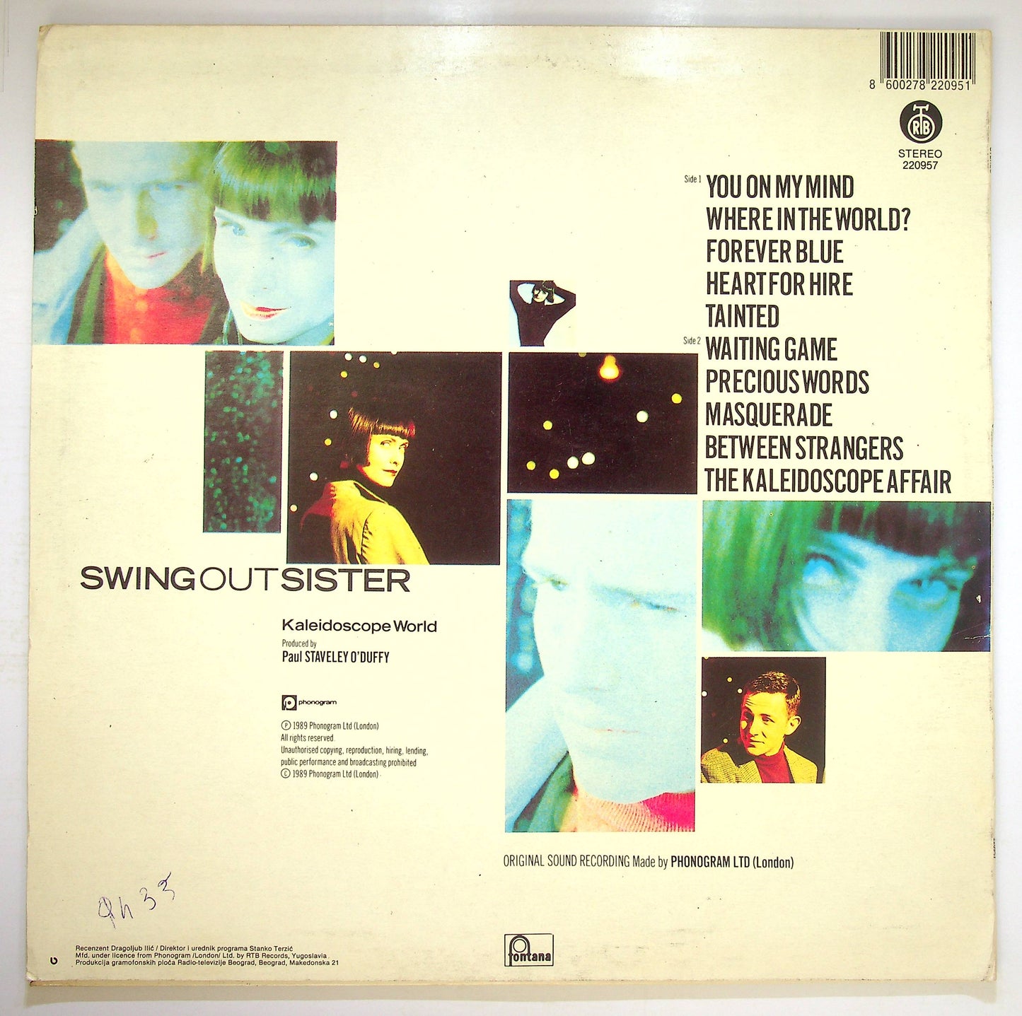 EBOND Swing Out Sister - Kaleidoscope World Vinile V078110