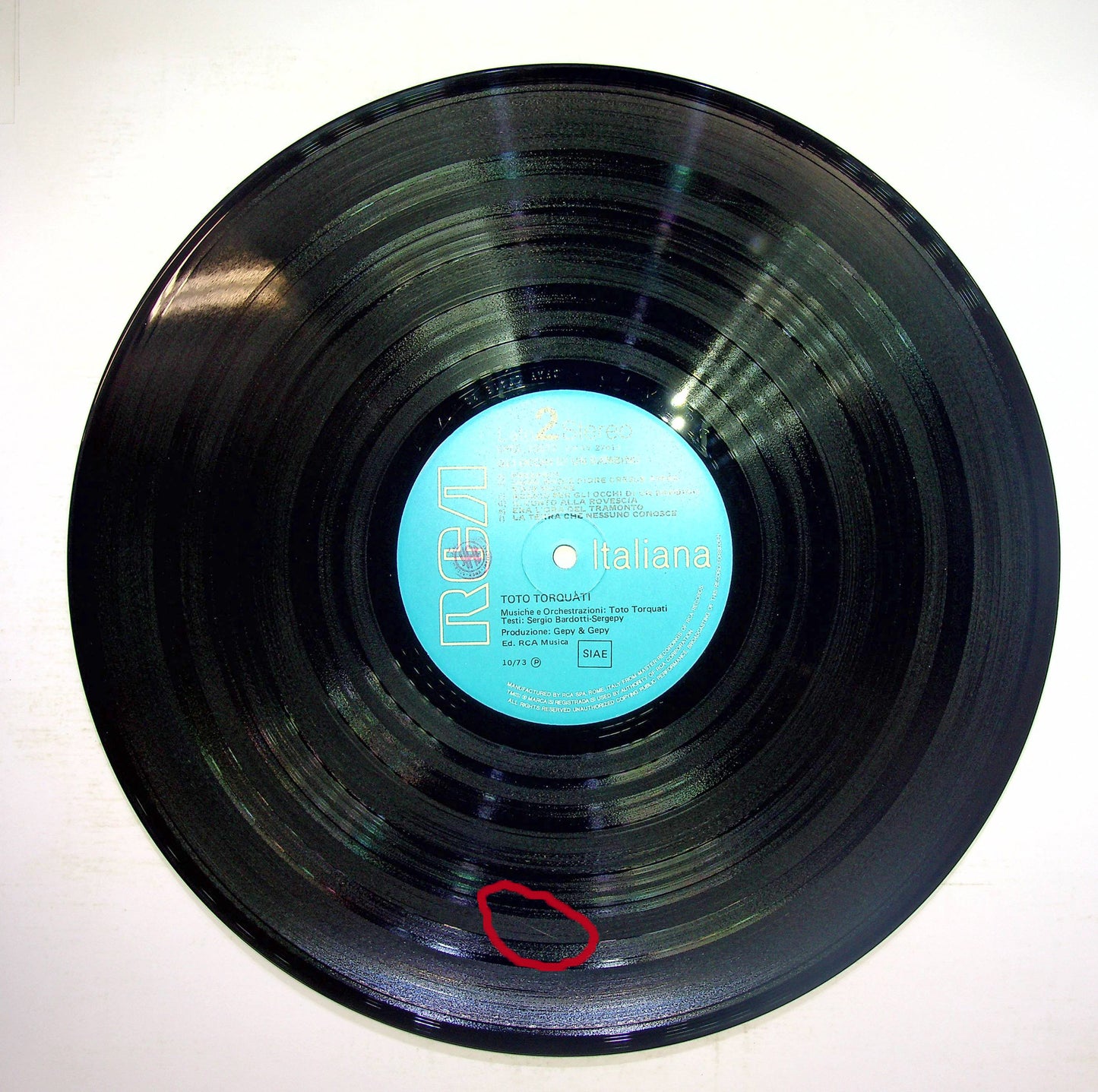 EBOND Toto Torquati - Gli Occhi Di Un Bambino Vinile V078113