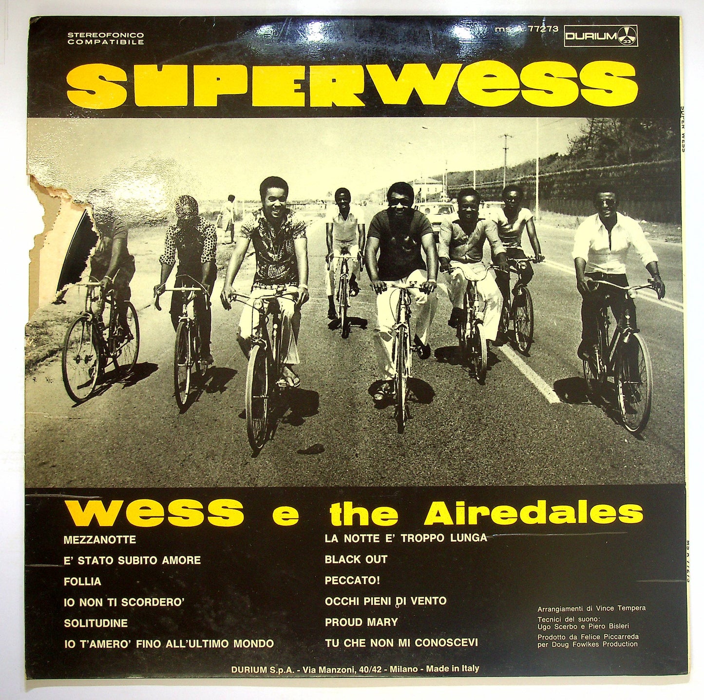 EBOND Wess E The Airedales - Superwess Vinile V078117