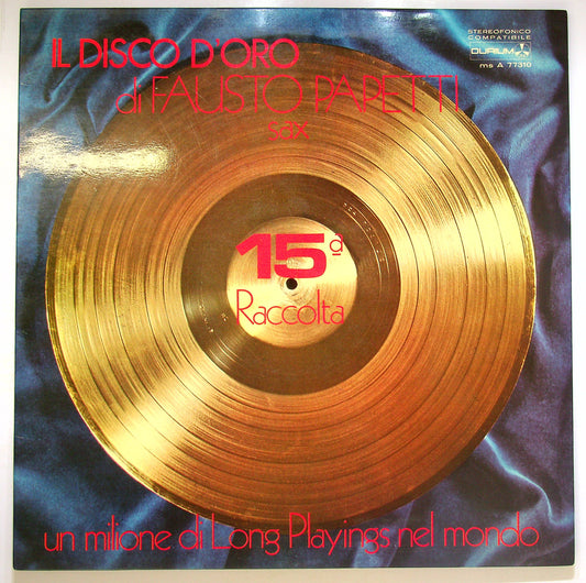 EBOND Fausto Papetti - 15a Raccolta Vinile V078135