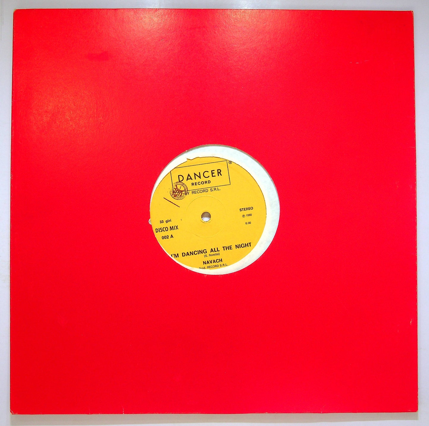 EBOND Navach - I'm Dancing All The Night / Disco Queen Vinile V079001