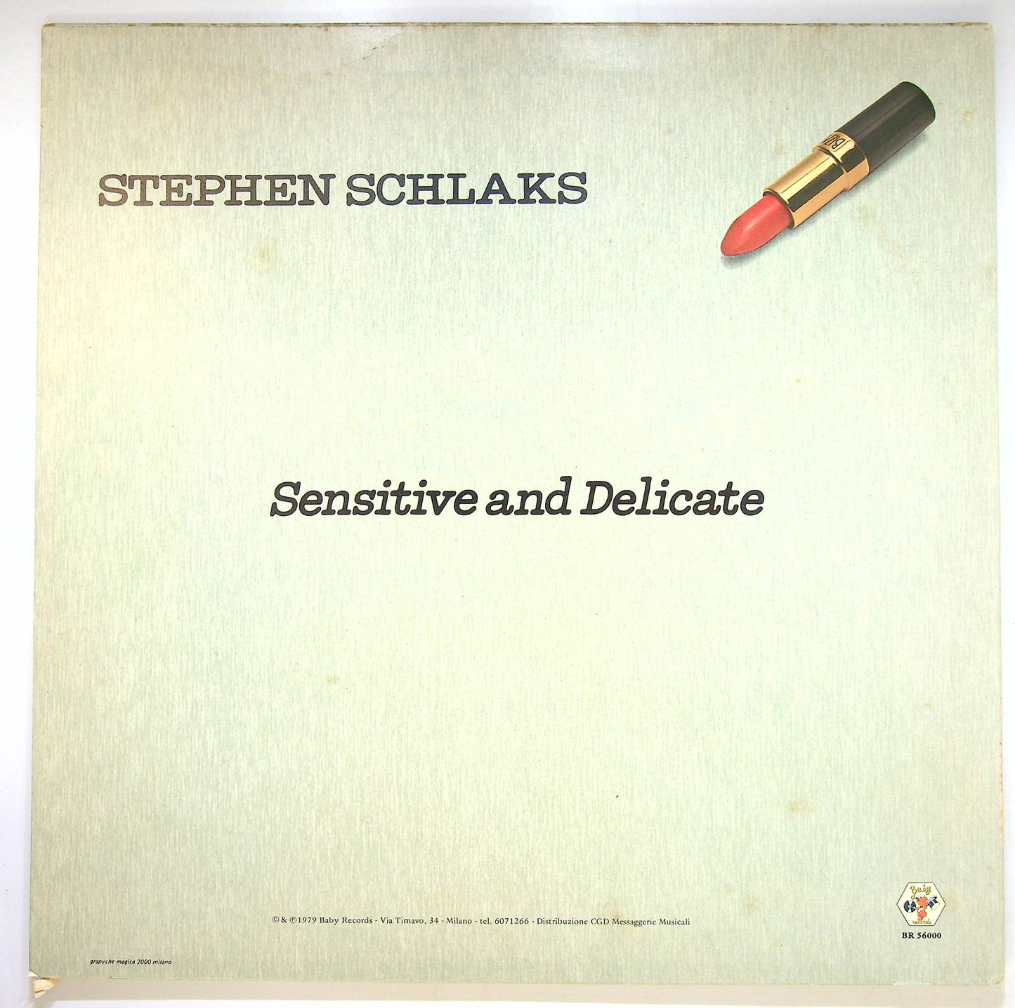 EBOND Stephen Schlaks - Sensitive And Delicate Vinile V079040