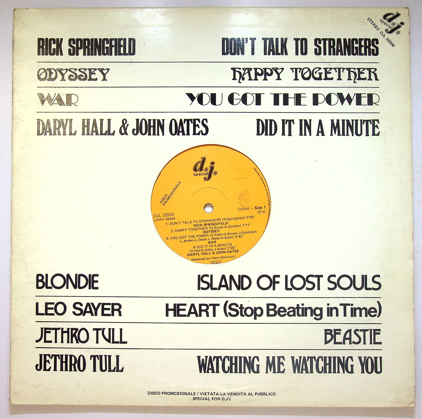 EBOND Various - Disco Promozionale Vinile V079068