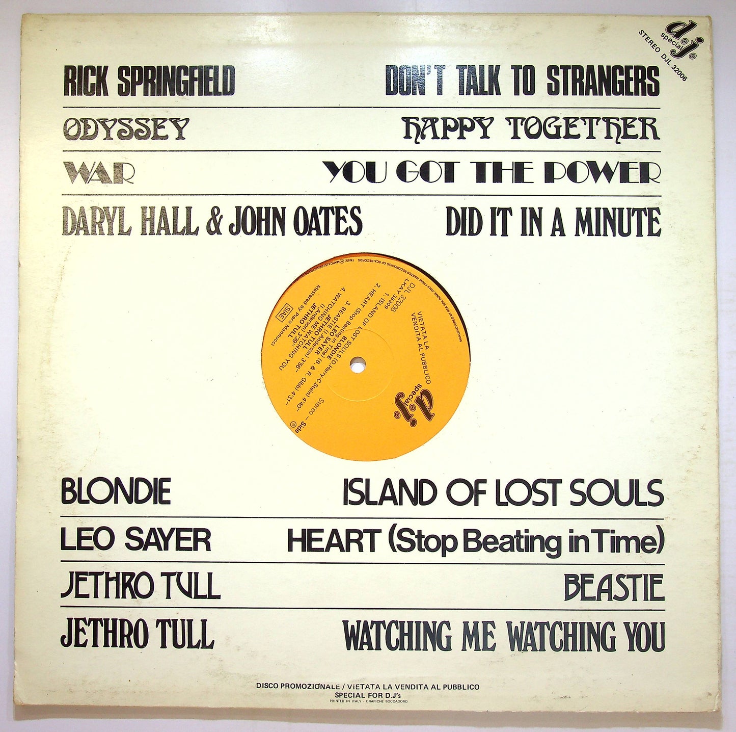 EBOND Various - Disco Promozionale Vinile V079068