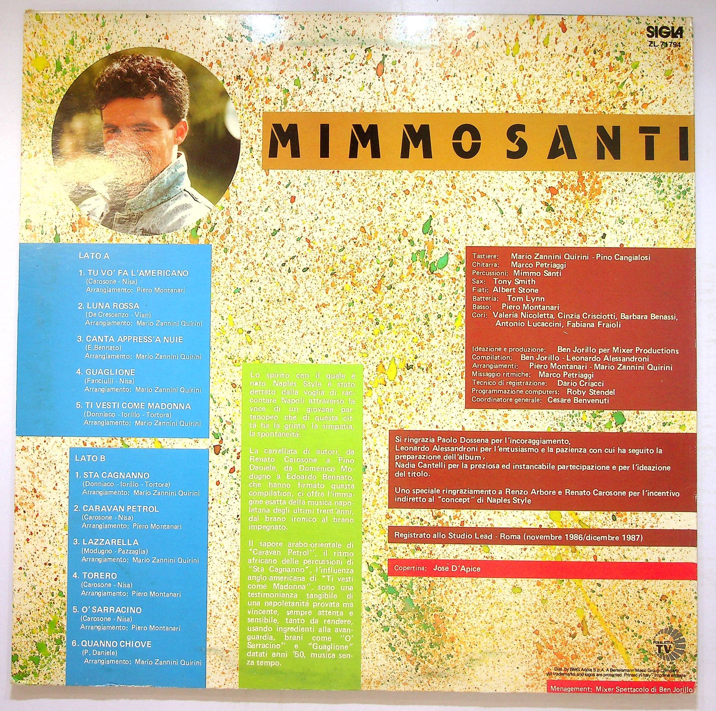 EBOND Mimmo Santi - Naples Style Vinile V079070
