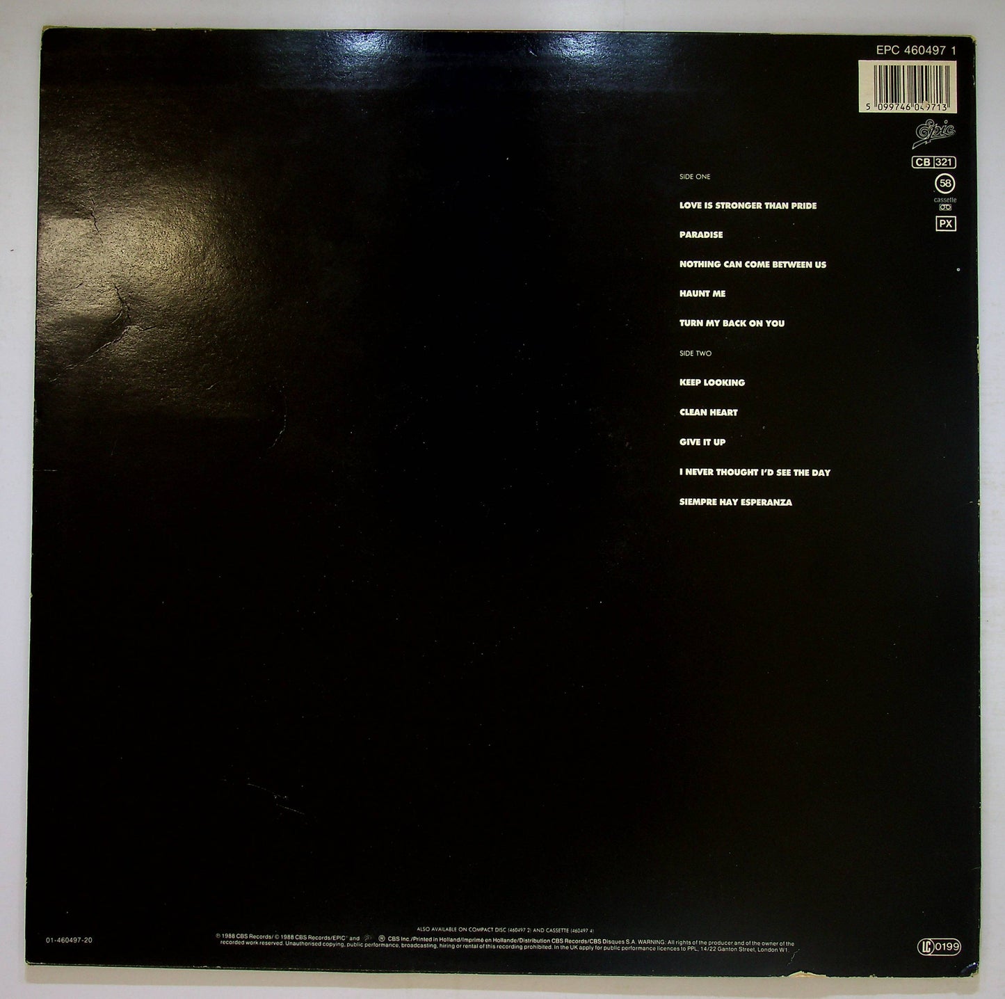 EBOND Sade - Stronger Than Pride Vinile V079106
