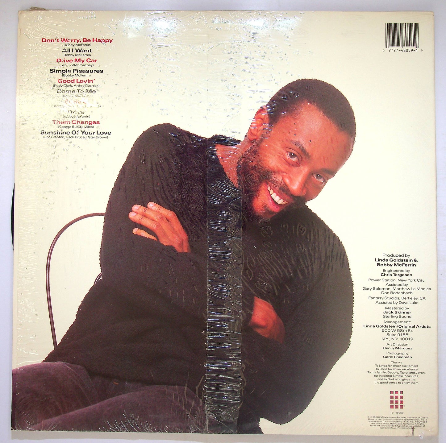 EBOND Bobby McFerrin - Simple Pleasures Vinile V079127