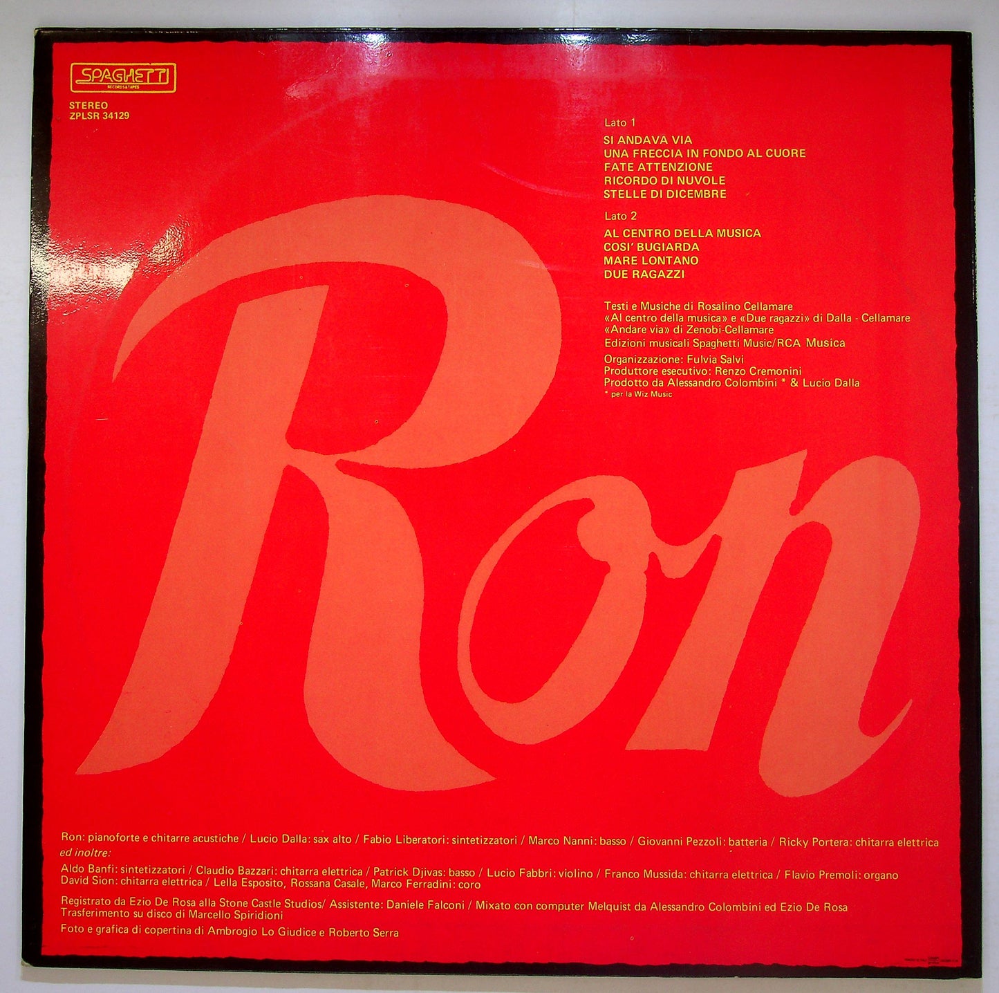 EBOND Ron - Al Centro Della Musica Vinile V080039