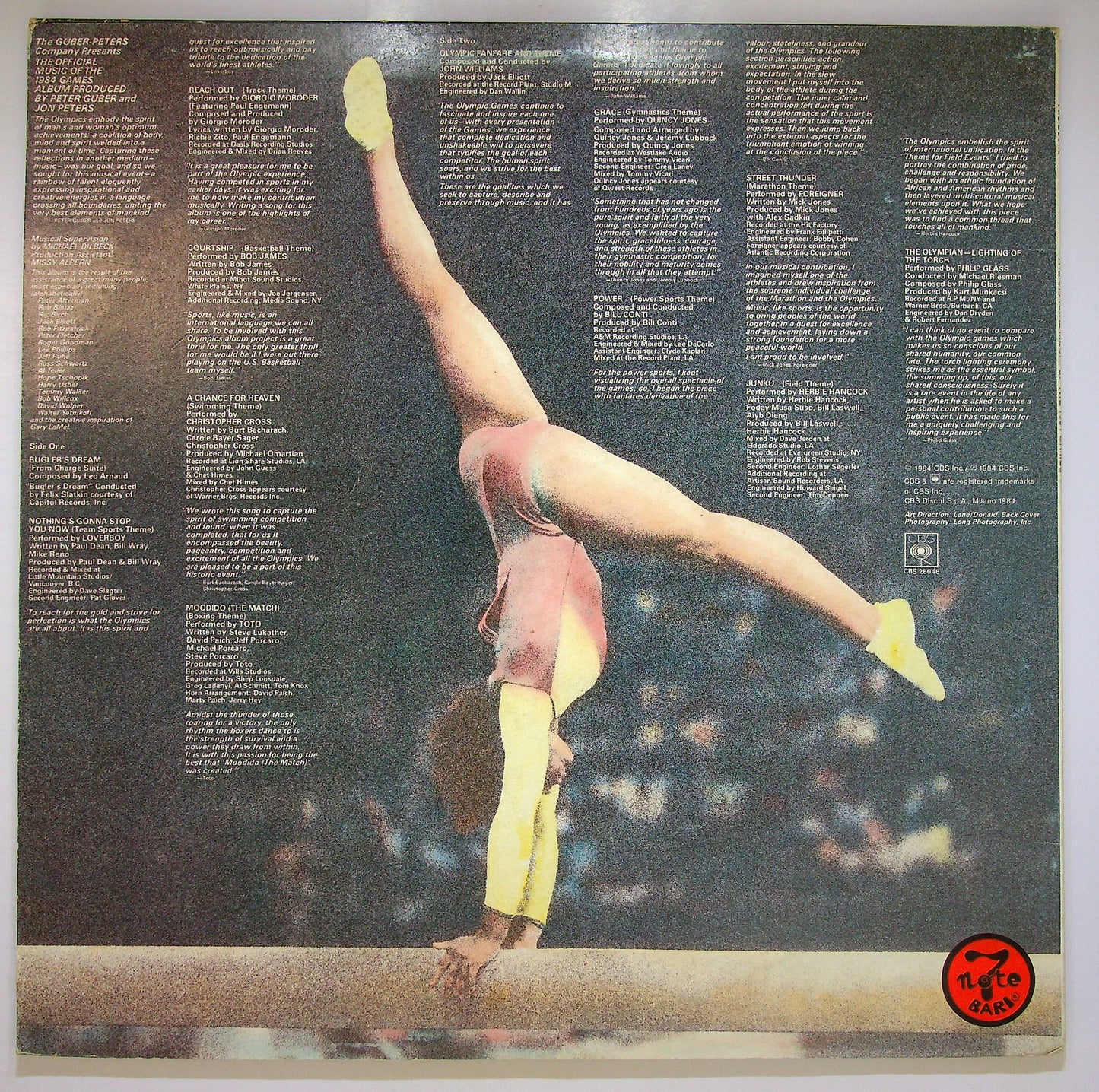 EBOND Various - The Official Music Of The 1984 Games Vinile V080087