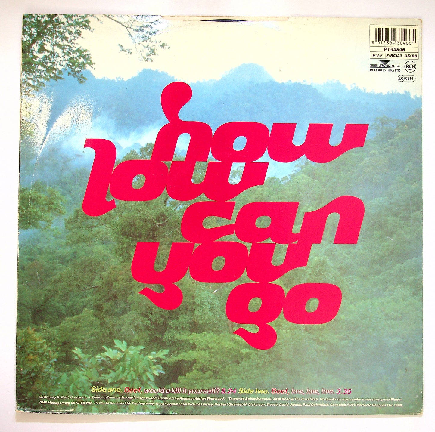 EBOND Beef (Adrian Sherwood's Remix Of The Remix) Vinile V080120