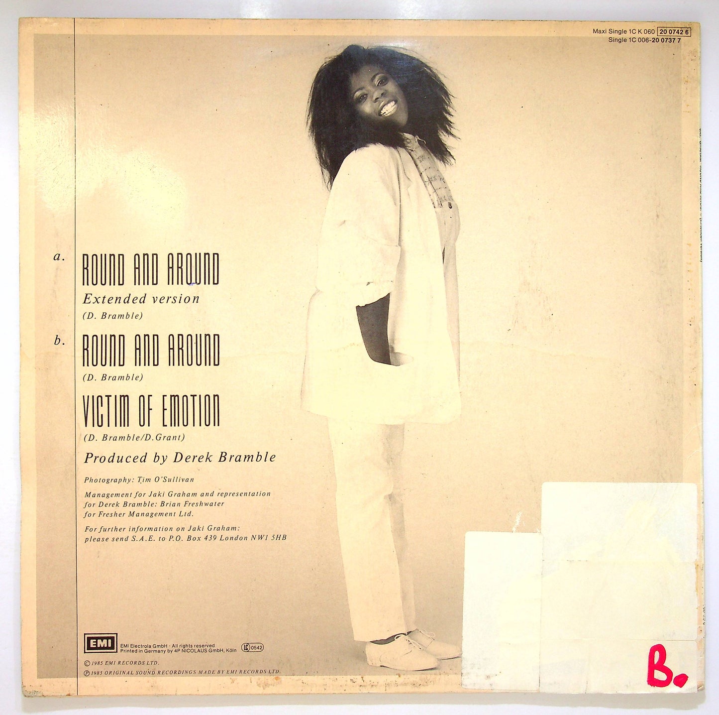 EBOND Jaki Graham - Round And Around (Extended Version) Vinile V080129