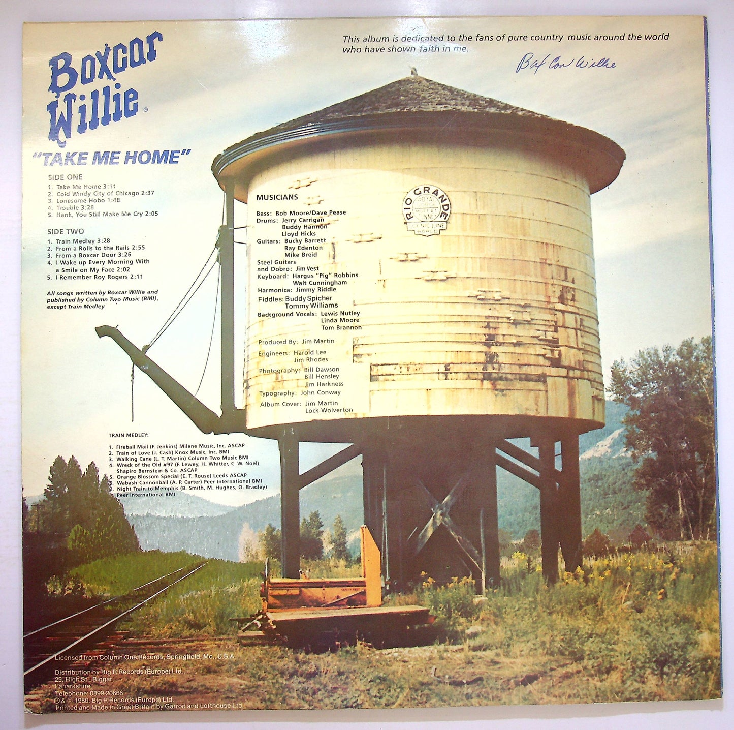 EBOND Boxcar Willie - Take Me Home Vinile V081023