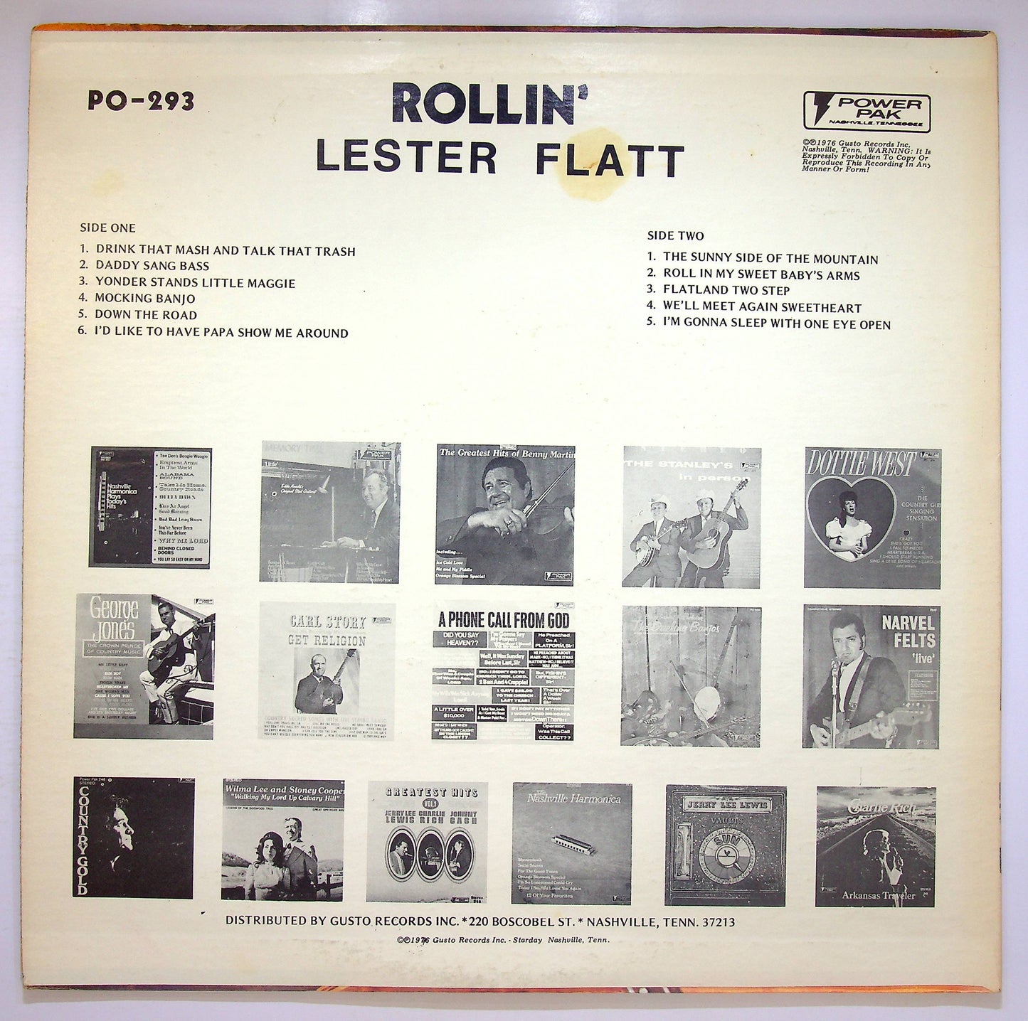 EBOND Lester Flatt - Rollin' Vinile V081024