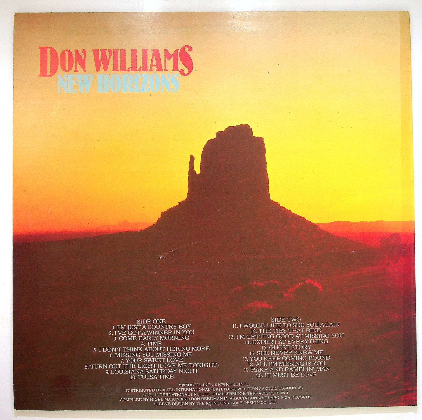 EBOND Don Williams - New Horizons Vinile V081036