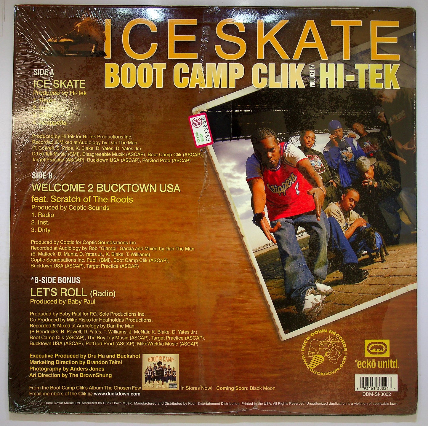 EBOND Boot Camp Clik - Ice Skate Vinile V081062
