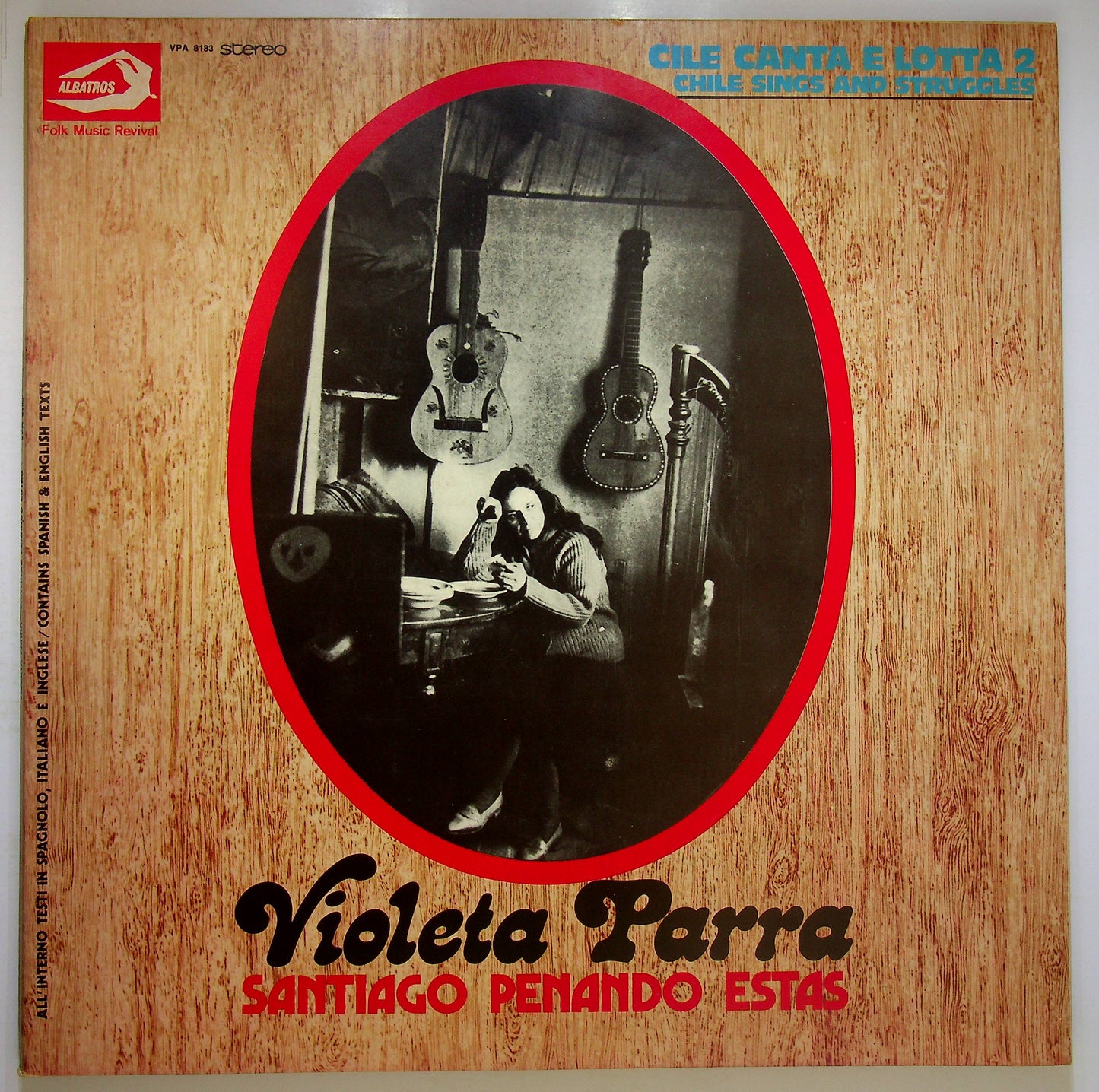 EBOND Violeta Parra - Santiago Penando Estas Vinile V082005