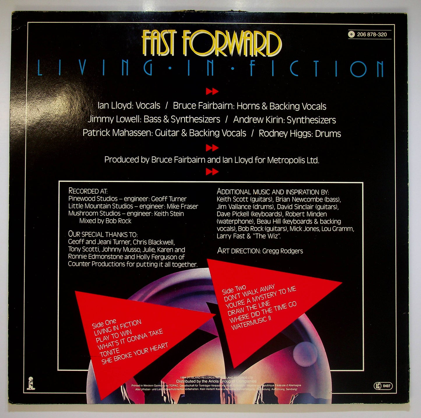 EBOND Fast Forward - Living In Fiction Vinile V082020
