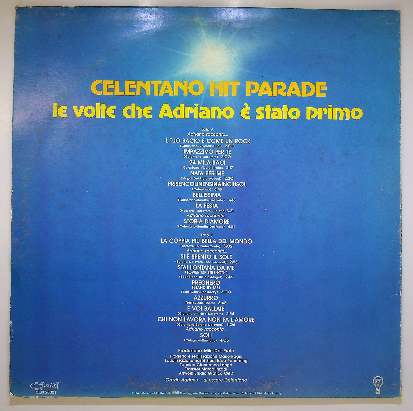 EBOND Adriano Celentano - Celentano Hit Parade Vinile V082050