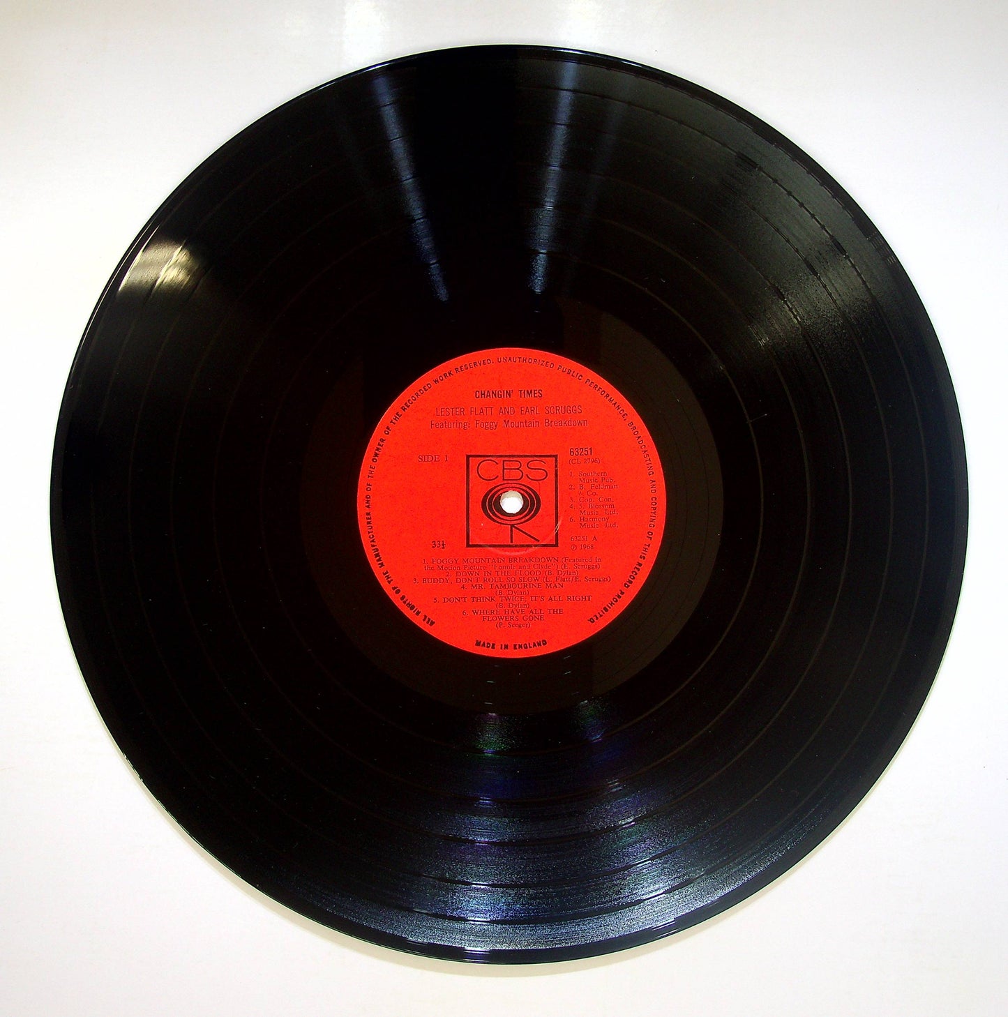 EBOND Lester Flatt & Earl Scruggs - Changin' Times Vinile V082058