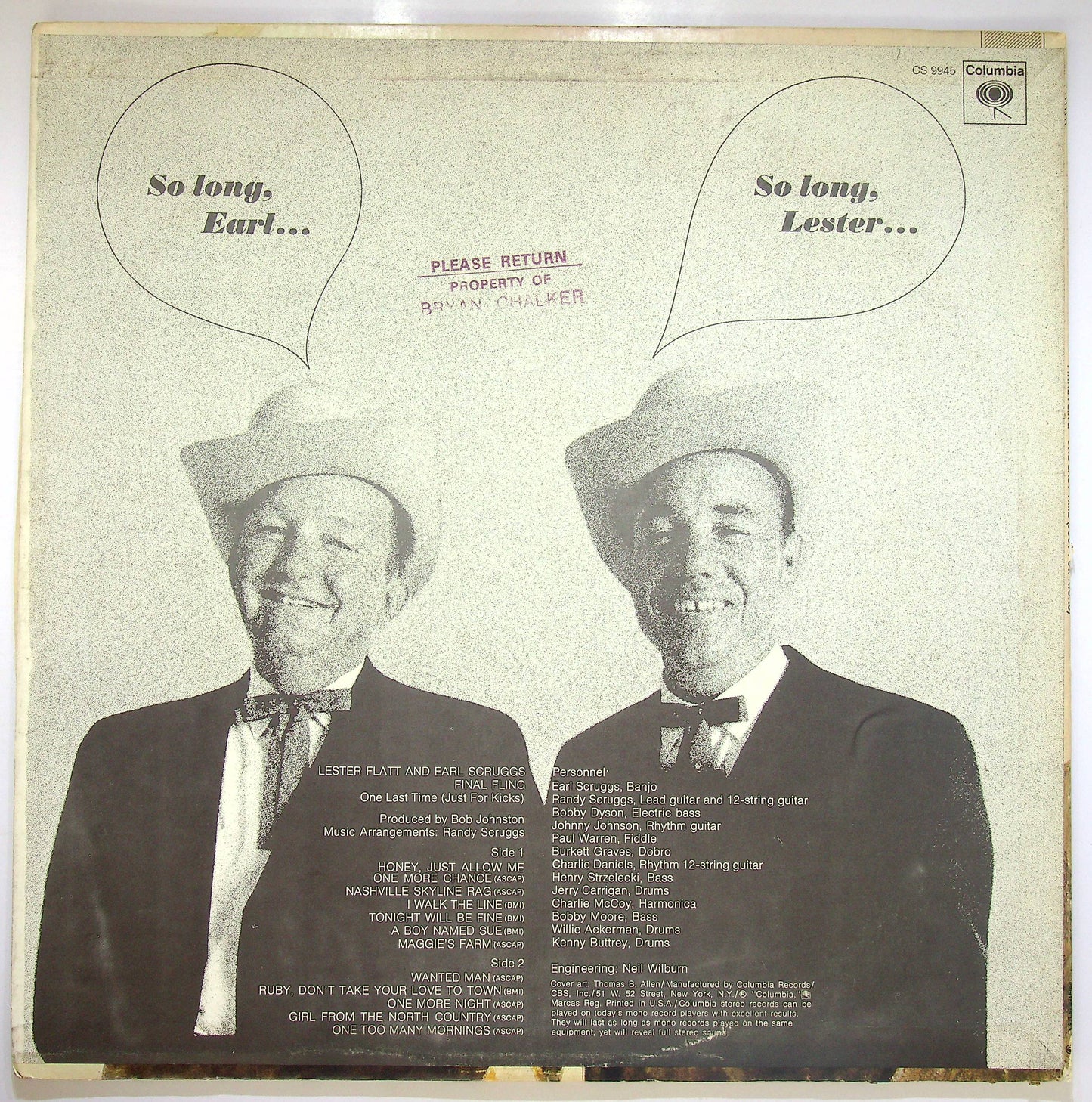 EBOND Flatt & Scruggs - Final Fling-One Last Time Vinile V082059