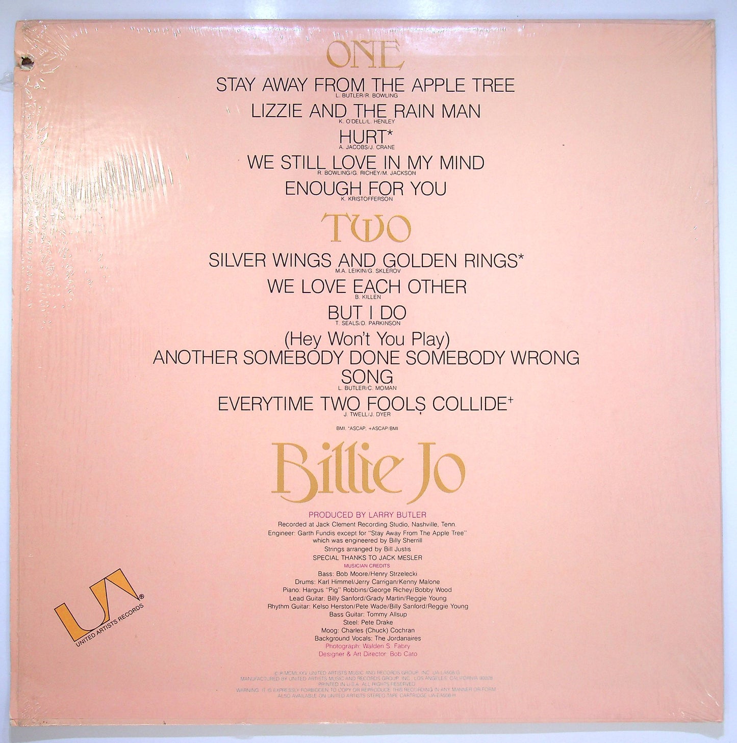 EBOND Billie Jo Spears - Billie Jo Vinile V082063