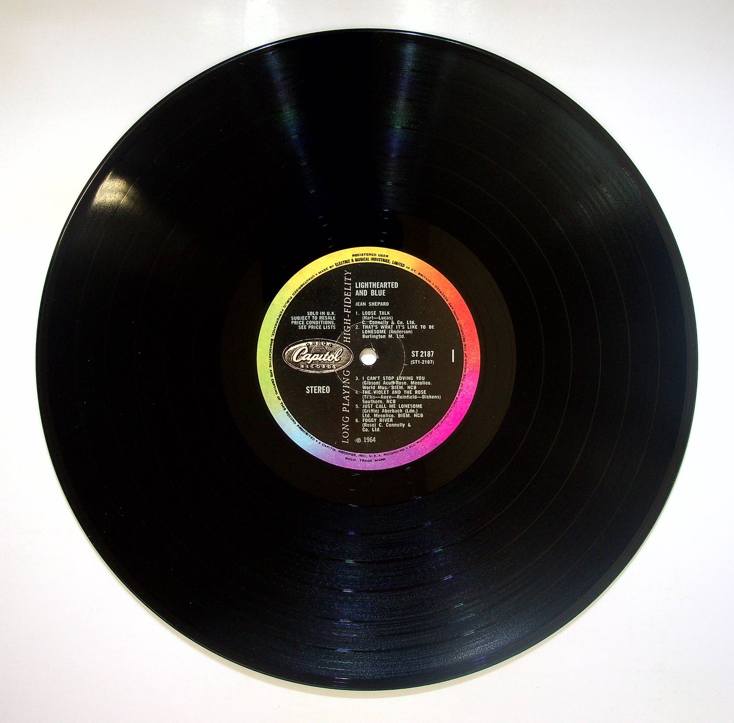 EBOND Jean Shepard - Lighthearted & Blue Vinile V082070