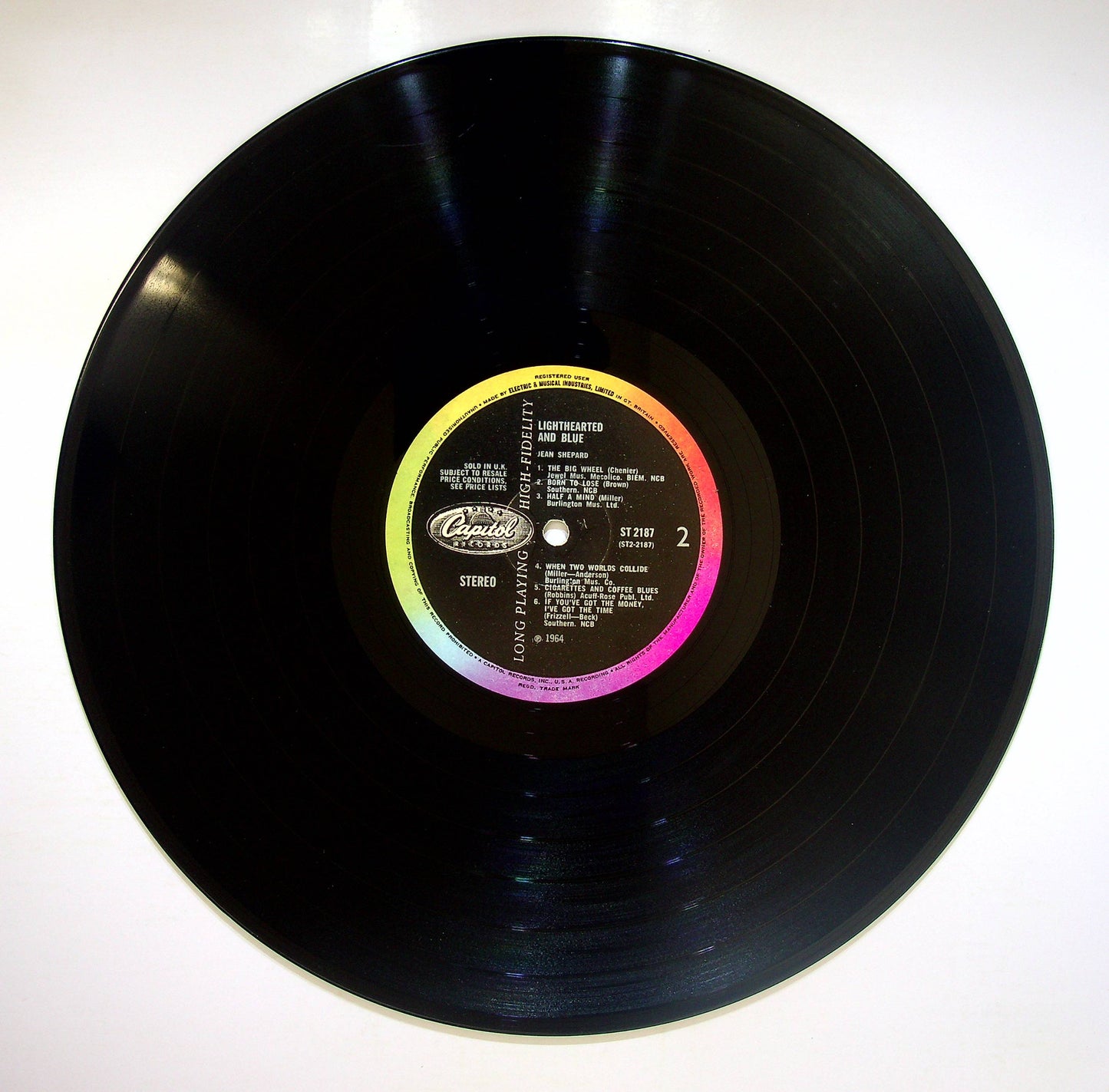 EBOND Jean Shepard - Lighthearted & Blue Vinile V082070