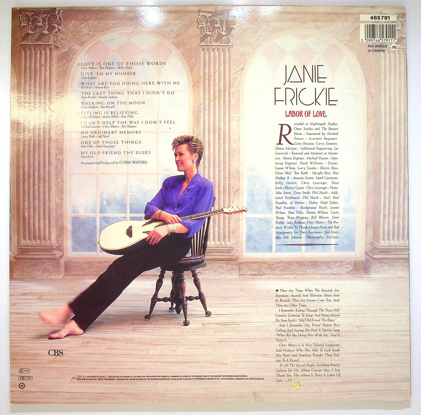 EBOND Janie Frickie - Labor Of Love Vinile V082077
