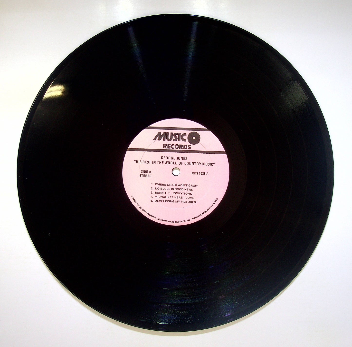EBOND George Jones - His Best In The World Of Country Music Vinile V082090