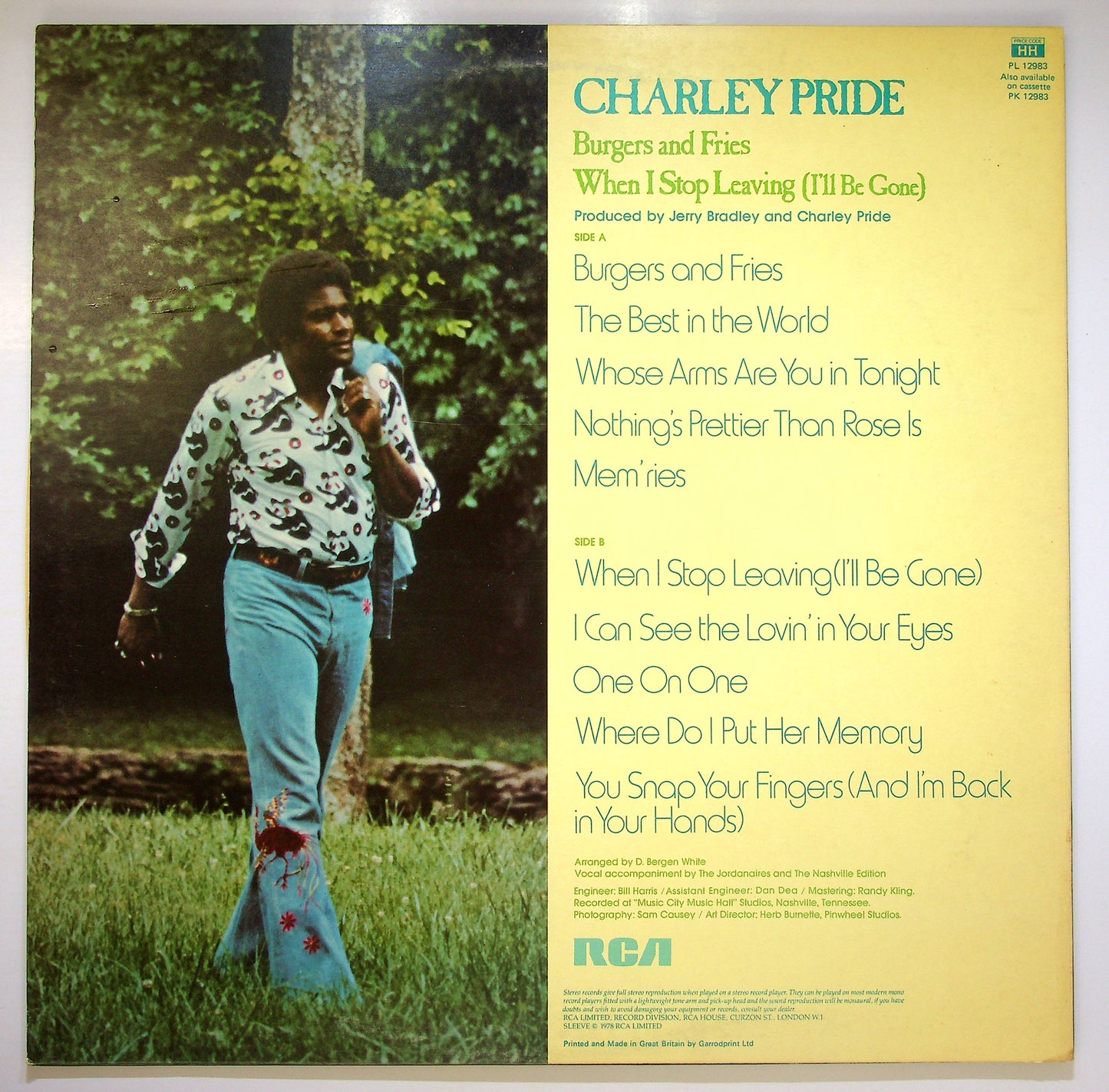 EBOND Charley Pride - Burgers And Fries Vinile V082093