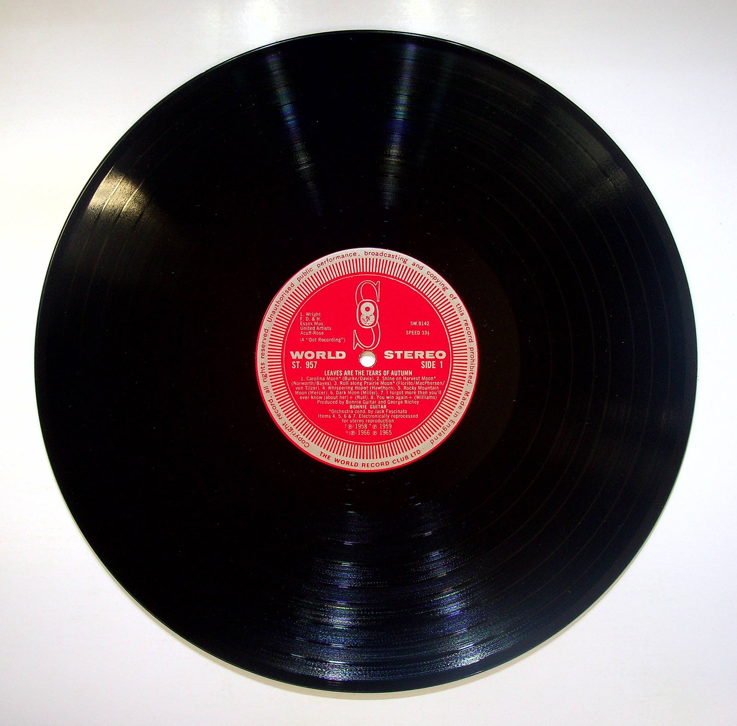 EBOND Bonnie Guitar - Leaves Are The Tears Of Autumn Vinile V082095