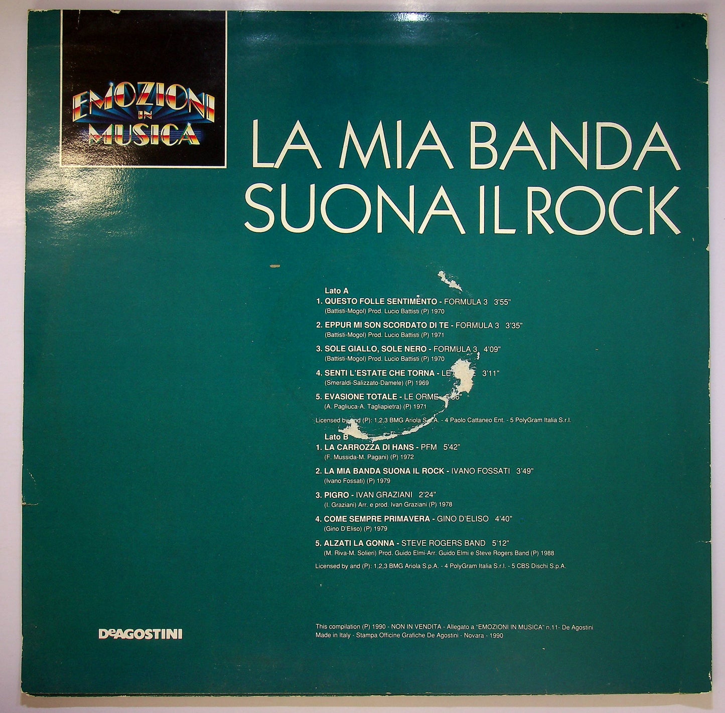 EBOND Various - La Mia Banda Suona Il Rock Vinile V082104