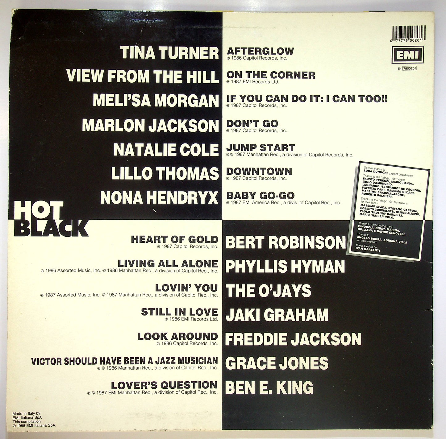 EBOND Various - Radio Milano International Hot Black Vinile V082107