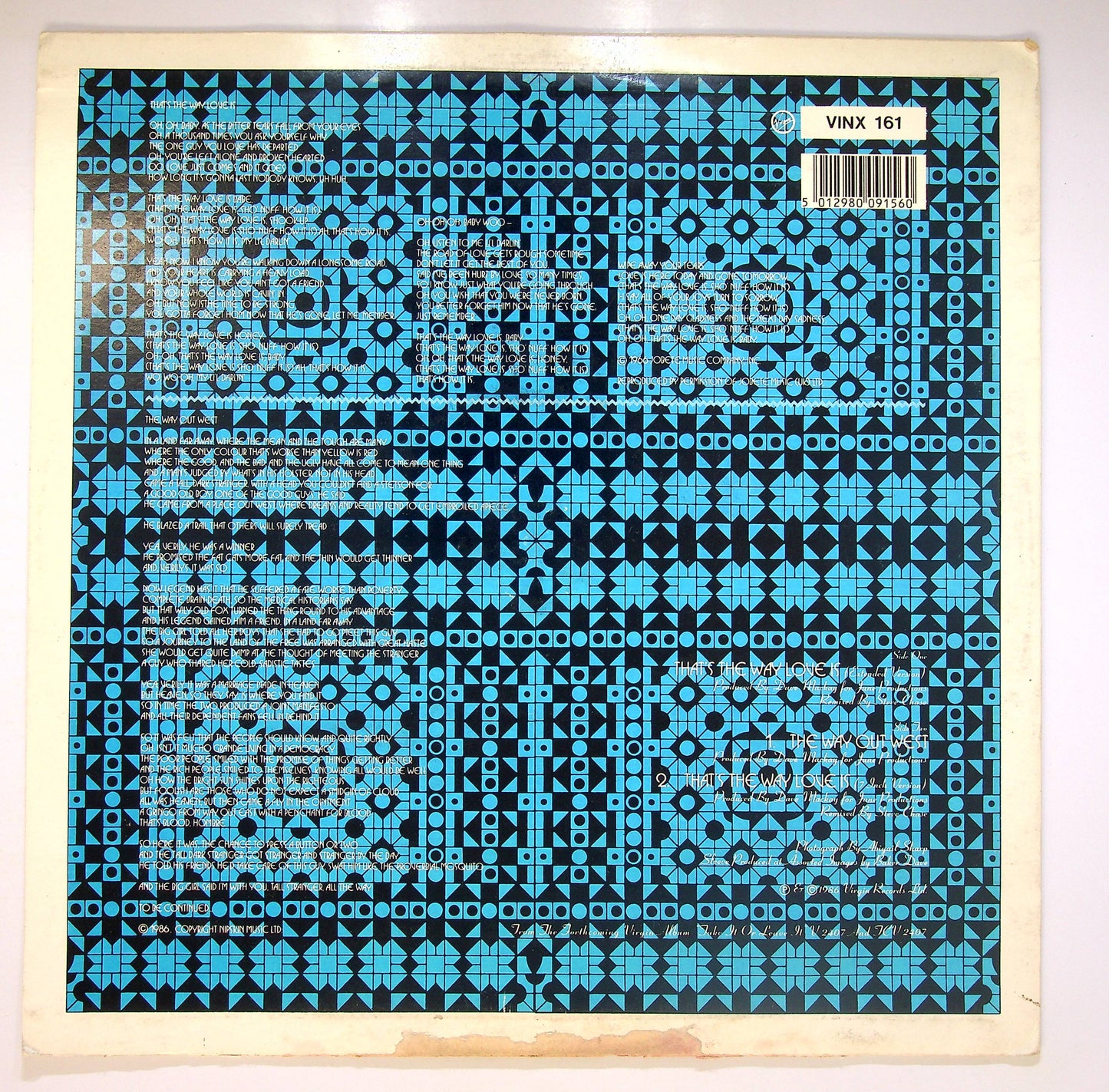 EBOND Jimmy Nail - That's The Way Love Is Vinile V082115